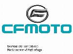 Лява предна декоративна плоча - 5HY#04105110100BA00 - CFMOTO