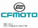 Ляв стикер 2, преден горен панел - 5BRX-190102 - CFMOTO