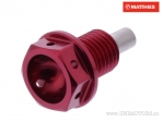 Магнитен пробка за източване на масло JMP Bolt M12 x 1.50 x 15 mm алуминий червен 