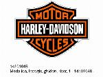 Медальон, вложка, кормило, повдигач, 1 - 14101048 - Harley-Davidson