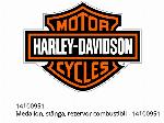 Медальон, ляв, резервоар за гориво - 14100951 - Harley-Davidson