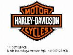 Медальон, ляв-резервоар отпред - 14100712BACD - Harley-Davidson