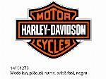 Медальон, табелка с име, преден калник, черен - 14101279 - Harley-Davidson