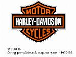 О-пръстен, водна помпа, корпус, уплътнение - 11900136 - Harley-Davidson
