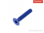 Потъващ болт с шестостен Pro Bolt M4 x 0.70 x 20 mm алуминий син - JM