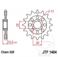Преден пиньон JTF1404.16 (стъпка 520) - BMW HP4 1000 ABS / Competition ABS / R ABS / R ABS DDC / R ABS DTC / R