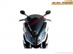 Предна стъкло за мотоциклет с тъмно сив цвят (445x530x3мм) - Kymco K-XCT 125i H2O 4T E2 (