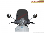 Предна стъкло за спортен мотоциклет в тъмно отворено (530x420x3мм) - Vespa LT 125