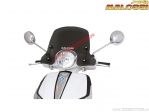 Предна стъкло за спортен мотоциклет в тъмно сив цвят (450x340x3мм) - Piaggio Liber