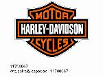 Пружина, спираловидна, капак на оста - 11700067 - Harley-Davidson
