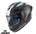 Пълно лицево каско Axxis модел Cobra Rage A2 гланцов карбон - 100% карбон - Гланцо