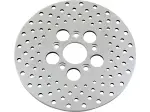 Ретро пробит спирачен диск Shovelhead - Сребрист - DS325736