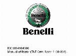 Ръководство за собственика (TNT Cent. Racer 1130-899) - R301894104000 - Benelli