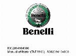Ръководство на собственика (TNT R160) - R302094104000 - Benelli