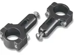 Скоби за монтаж на алуминиеви ръкохватки 7/8" - Черни, Полирани - 06350672