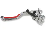 Спирачка и декомпресионна лоста EZ3 сребърно/червено - YAMAHA YZ 250 F ('01-'02) / YZ
