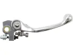 Сребриста сгъваема спирачна лост Flex FG от ковано алуминий - HONDA CRF 250 R / CRF
