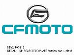 Стикер 1, дясна задна декоративна плоча - 5BY2-190319 - CFMOTO