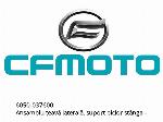 Странична тръба в комплект, лява степенка - 6050-037600 - CFMOTO