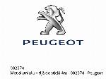 Стъкломат алу+стъклена пръчка 4м - 002374 - Peugeot