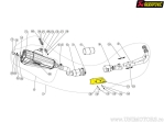 Термична защита на изпускателната система - YAMAHA XP 530 T-Max ABS T-Max DX ('17-'19) / XP