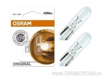 Фар без основа W1.2W W2X4.6D 12V 1.2W комплект в блистер 2бр. - Osram