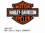 Филтър, въздух, A-C, черен - 29400297 - Harley-Davidson