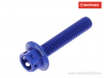 Хексагонална капачка за винт Pro Bolt M5 x 0.80 x 25 мм от алуминий в синьо за съ