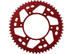 Червена алуминиева зъбчатка 53 зъба (стъпка 520) - BETA RR 250 / RR 350 / HONDA CR 125 R / CR