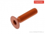 Шестограмен болт с потъваща глава Pro Bolt M5 x 0.80 x 20 mm алуминий оранжев - JM