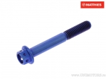 Шестостенен винт с капачка Pro Bolt M6 x 1.00 x 45 мм титаниева синя - JM