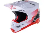 Шлем Supertech M10 Unite - Черен, Лъскав, Червен, Бял - Възрастен - L - 01108371