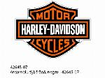 Щанга на спирачката, асемблирана, черна - 42645-07 - Harley-Davidson