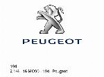 2 1/4 - 16 mo90 - 194 - Peugeot