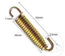 Abrazadera de escape en arco JMT 57mm contiene 4 piezas - JM