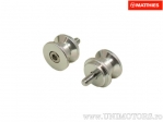 Aluminum Stand Support M6 x 1.0 x 25 mm Silver - JM