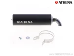 Amortizor de sunet din aluminiu negru ø70mm x 250mm - Athena