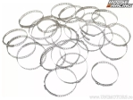 Antriebswellenmanschette Klemme (Breite 8 mm / Anziehen 90 mm) Satz mit 25 Stück - Moose