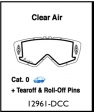 ARIETE - Lentile ochelari DOUBLE CYLINDRICAL CLEAR WITH CLIPS