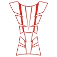 Autocolant rezervor moto Sheer Arrow (Red) - Oxford