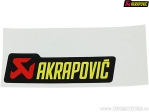 Autocollant de remplacement - couleur de base: noir / rouge / jaune - dimensions: 100 x 29 mm - Akrapovič