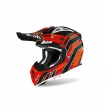 Aviator Ace Art Helmet Glossy Orange: Size - L