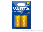 Batterij C Longlife 1.5V blister set van 2 stuks - Varta