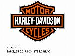 BHCS,.25-20 UNC X .875 LG,BLAC - 10200138 - Harley-Davidson