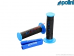 Big Evolution Handlebar Grips (Black/Blue) - Set - Polini