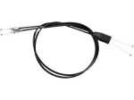 Black Vinyl Throttle Cable - Black - Standard - 06500122
