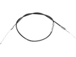 Black Vinyl Throttle Cable - Black - Standard - BA01236