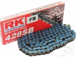 Blaue Neon-Standardkette RK BL428 SB / 132 - AJP PR4 125 Enduro / 125 Enduro Pro / 200 Enduro / 240 Enduro / Beta RE 125 - RK