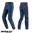Blugi (jeans) moto barbati Seventy model SD-PJ6 tip Slim fit culoare: albastru (insertii Aramid Kevlar) - Albastru, XXXL