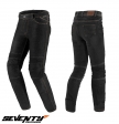 Blugi (jeans) moto barbati Seventy model SD-PJ6 tip Slim fit culoare: negru (cu insertii Aramid Kevlar) - Negru, XXL